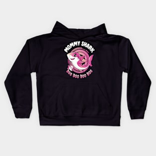 Mommy Shark Doo Doo Doo Doo Kids Hoodie